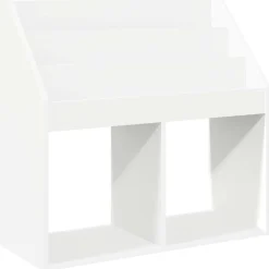 vidaXL Kinderen Boekenkast Wit 72,5 x 29,5 x 69 cm Bewerkt hout