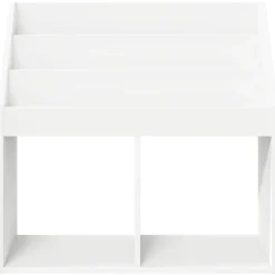 vidaXL Kinderen Boekenkast Wit 72,5 x 29,5 x 69 cm Bewerkt hout