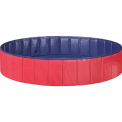 vidaXL Kinderen Zwembad Ø 160 x 30 cm Rond voor Rood en blauw