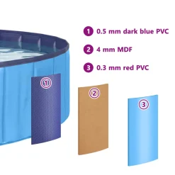 vidaXL Kinderen Zwembad Ø300 x 38 cm Rond voor Kind voor Blauw