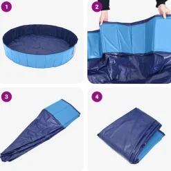 vidaXL Kinderen Zwembad Ø300 x 38 cm Rond voor Kind voor Blauw