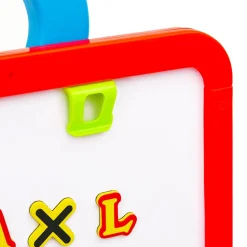 vidaXL Kinderezel met krijtbord en whiteboard 2-in-1