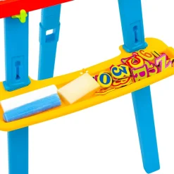 vidaXL Kinderezel met krijtbord en whiteboard 2-in-1