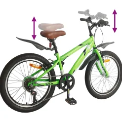 vidaXL Kinderfiets 20 Inch 6-Snelheid voor 6-11 jaar oud Groen