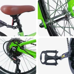 vidaXL Kinderfiets 20 Inch 6-Snelheid voor 6-11 jaar oud Groen