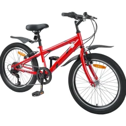 vidaXL Kinderfiets 20 Inch 6-Snelheid voor 6-11 jaar oud Rood