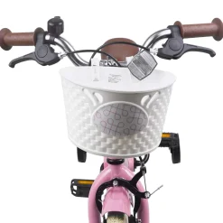 vidaXL Kinderfiets 12 Inch voor 2-4 jaar oud Lichtroze