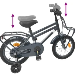 vidaXL Kinderfiets 12 Inch voor 2-4 jaar oud Geel