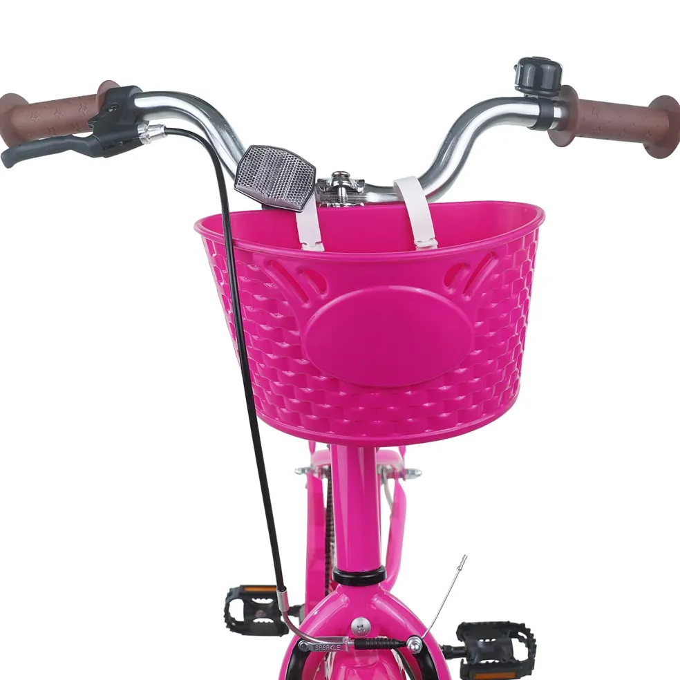 vidaXL Kinderfiets 20 Inch voor 6-11 jaar oud Donkerroze