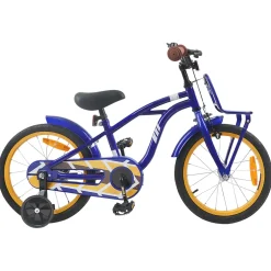 vidaXL Kinderfiets 16 Inch voor 4-6 jaar oud Donkerblauw