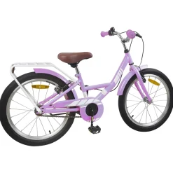 vidaXL Kinderfiets 18 Inch voor 5-7 jaar Paars