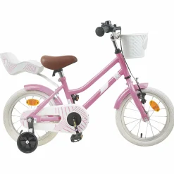 vidaXL Kinderfiets 12 Inch voor 2-4 jaar oud Lichtroze