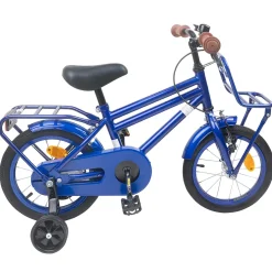 vidaXL Kinderfiets 12 Inch voor 2-4 jaar oud Donkerblauw
