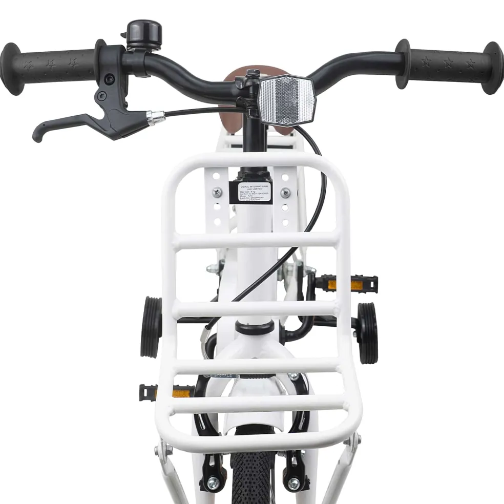 vidaXL Kinderfiets 12 Inch voor 2-4 jaar oud Wit