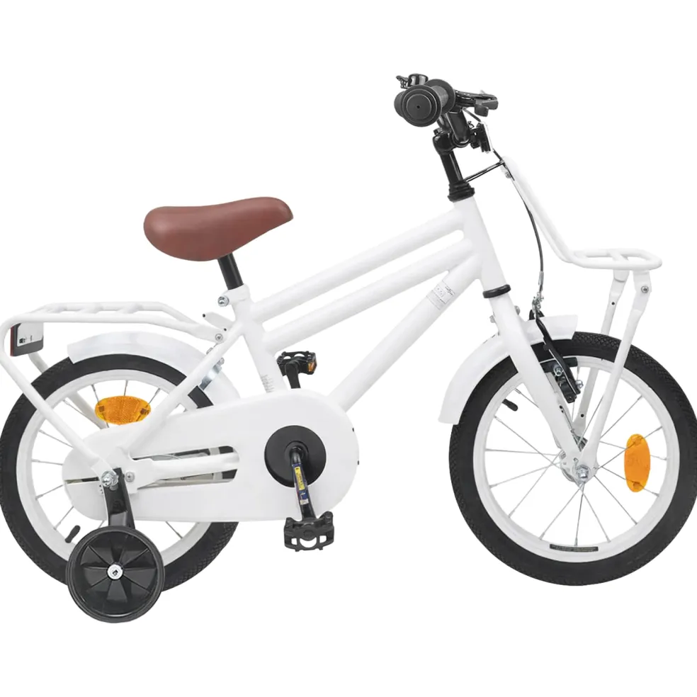 vidaXL Kinderfiets 12 Inch voor 2-4 jaar oud Wit