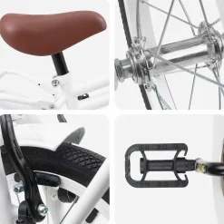 vidaXL Kinderfiets 12 Inch voor 2-4 jaar oud Wit