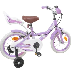 vidaXL Kinderfiets 12 Inch voor 2-4 jaar oud Paars