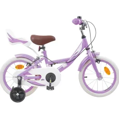 vidaXL Kinderfiets 12 Inch voor 2-4 jaar oud Paars