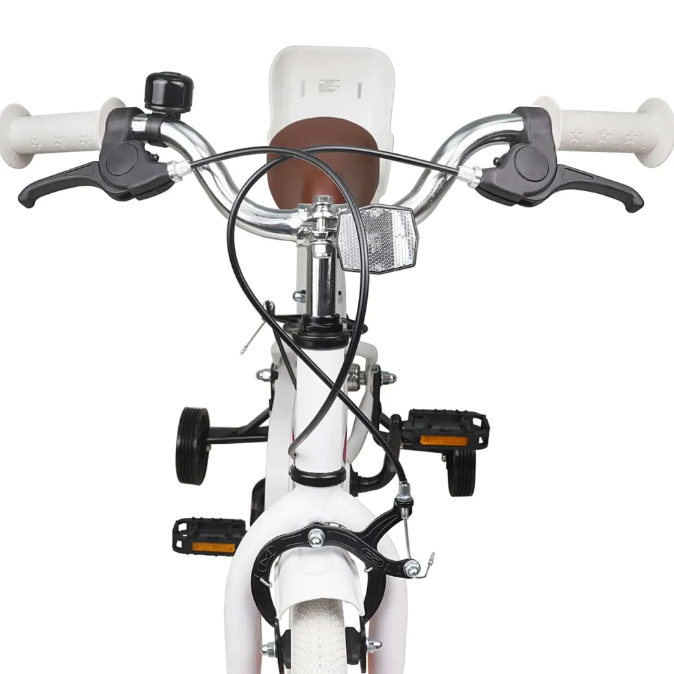 vidaXL Kinderfiets 12 Inch voor 2-4 jaar oud Wit