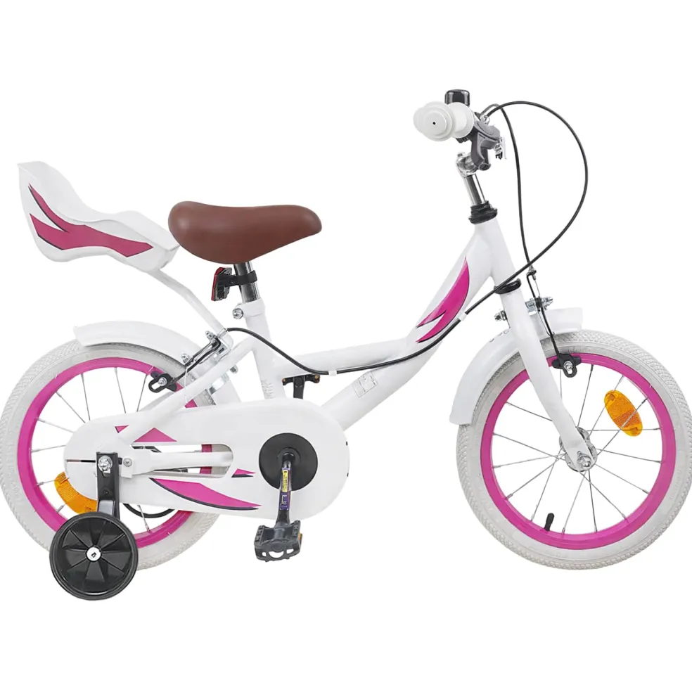 vidaXL Kinderfiets 12 Inch voor 2-4 jaar oud Wit