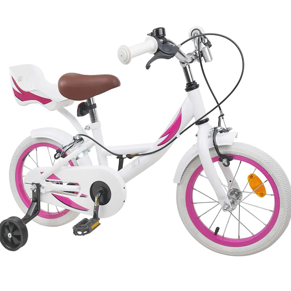 vidaXL Kinderfiets 12 Inch voor 2-4 jaar oud Wit