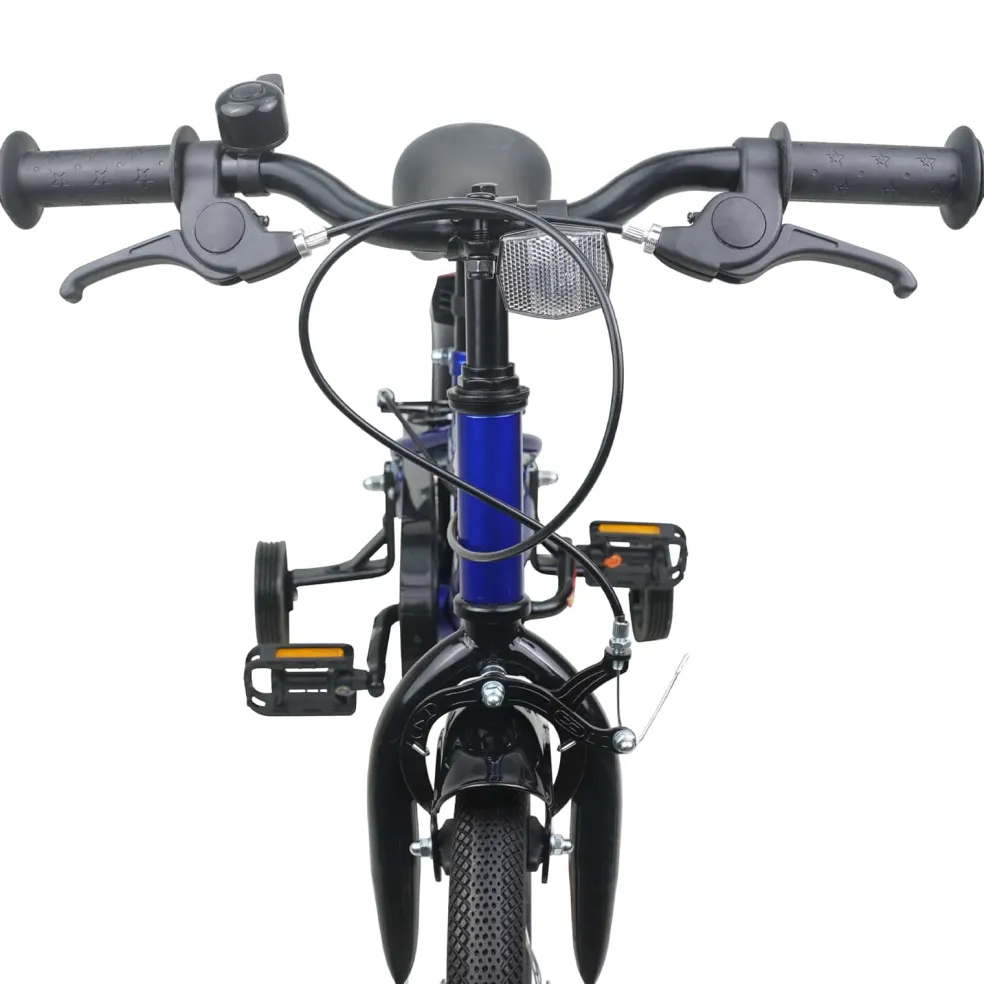 vidaXL Kinderfiets 12 Inch voor 2-4 jaar oud Zwart