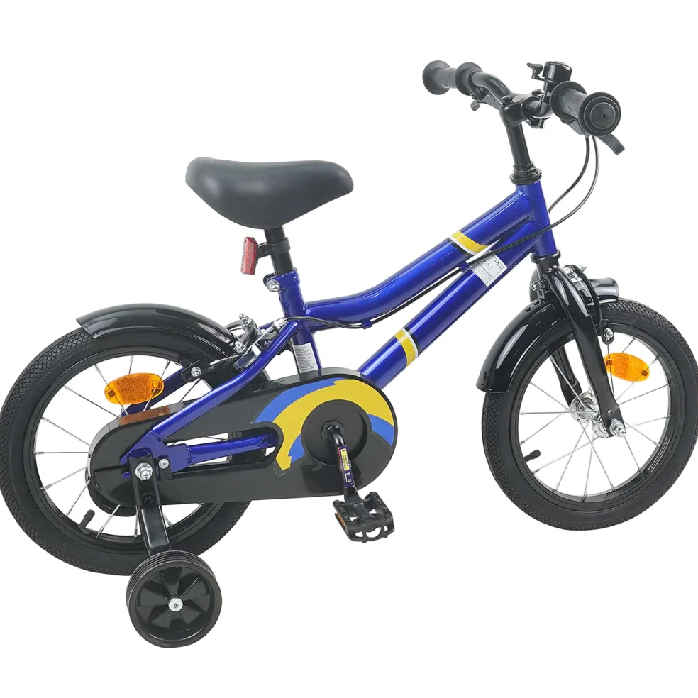 vidaXL Kinderfiets 12 Inch voor 2-4 jaar oud Zwart