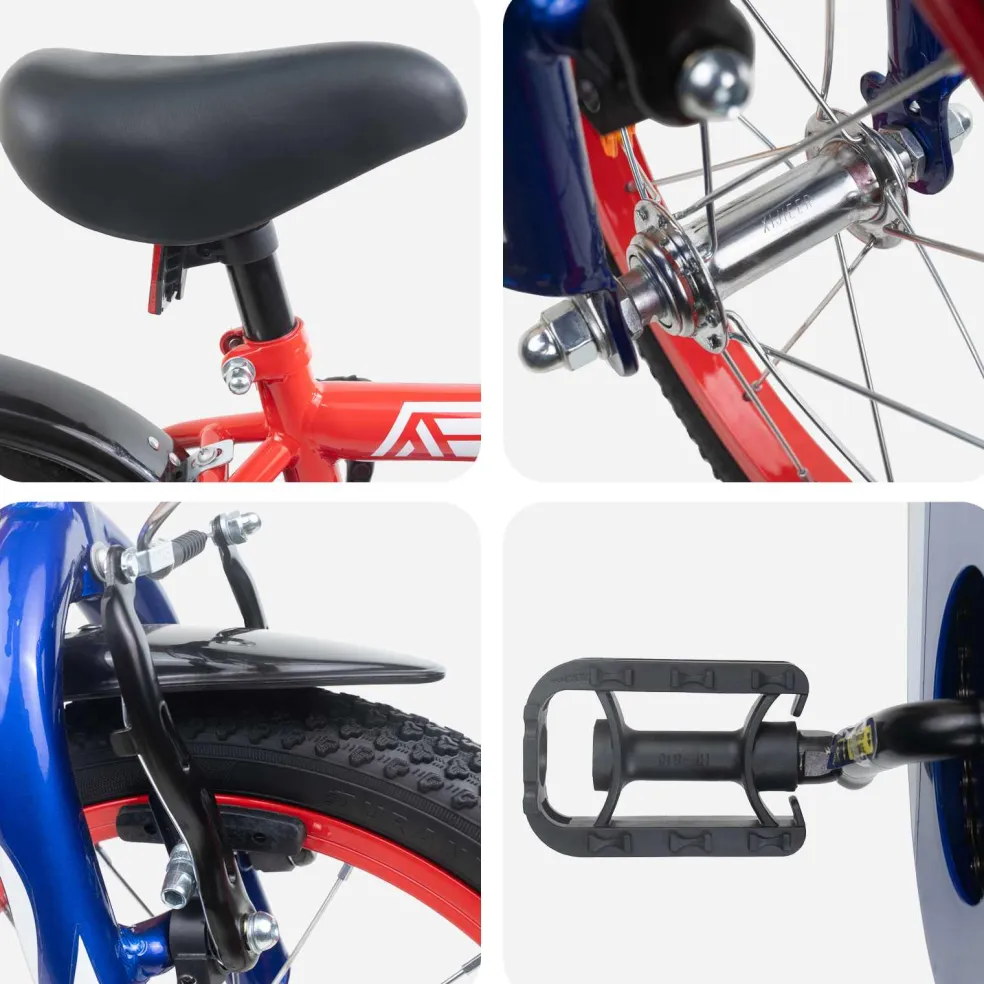 vidaXL Kinderfiets 12 Inch voor 2-4 jaar oud Rood
