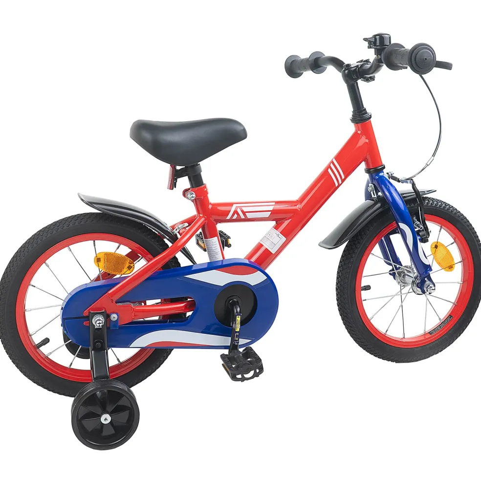 vidaXL Kinderfiets 12 Inch voor 2-4 jaar oud Rood