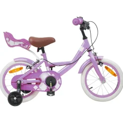 vidaXL Kinderfiets 12 Inch voor 2-4 jaar oud Paars