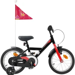 vidaXL Kinderfiets 12 Inch voor 2-4 jaar oud Zwart