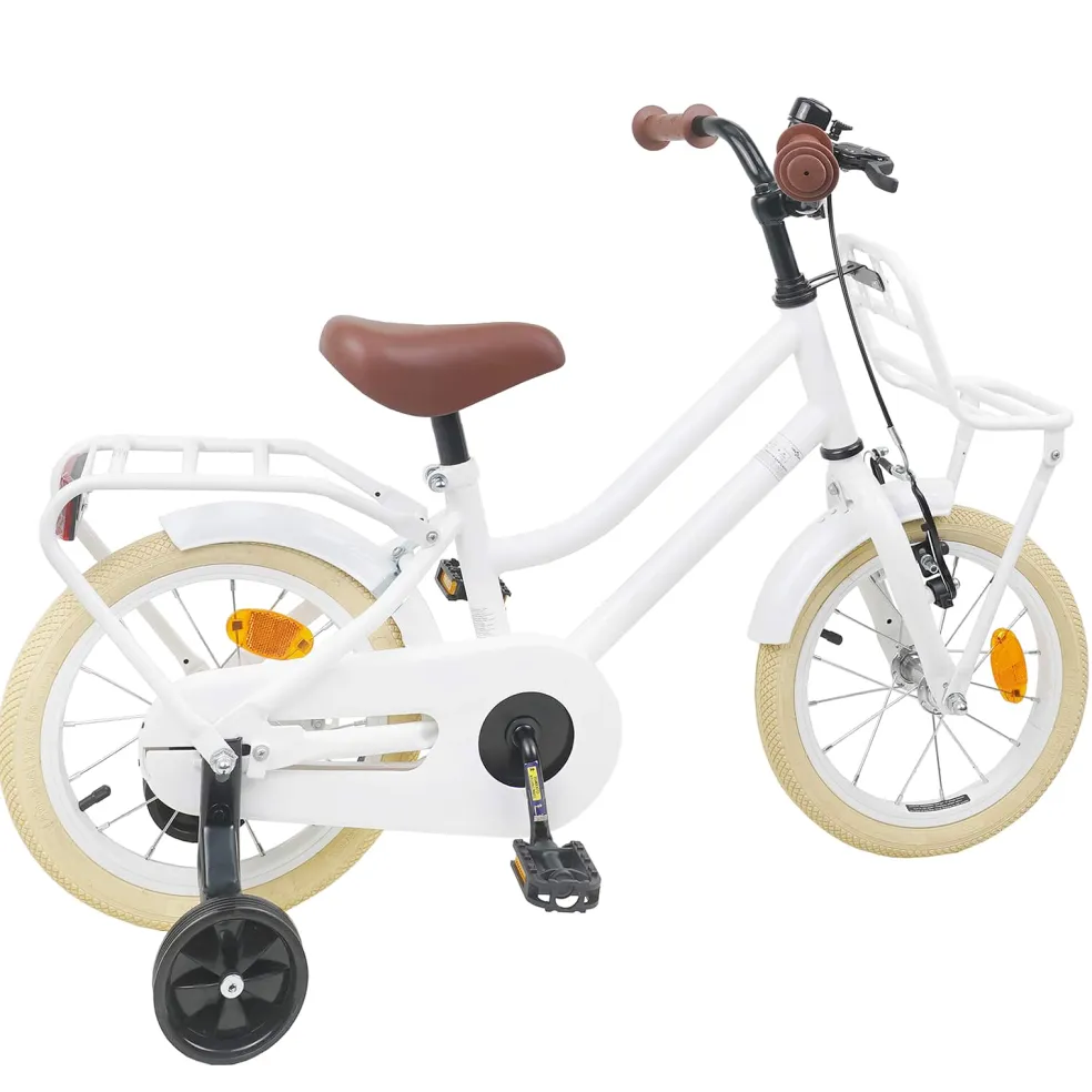 vidaXL Kinderfiets 12 Inch voor 2-4 jaar oud Wit