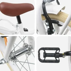 vidaXL Kinderfiets 12 Inch voor 2-4 jaar oud Wit