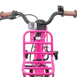 vidaXL Kinderfiets 12 Inch voor 2-4 jaar oud Donkerroze