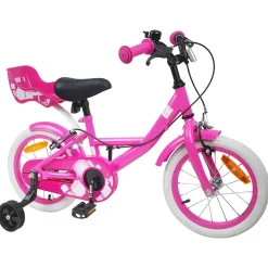 vidaXL Kinderfiets 12 Inch voor 2-4 jaar oud Roze