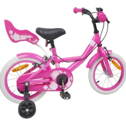 vidaXL Kinderfiets 12 Inch voor 2-4 jaar oud Roze
