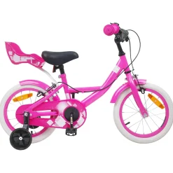 vidaXL Kinderfiets 12 Inch voor 2-4 jaar oud Roze