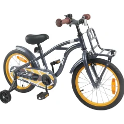 vidaXL Kinderfiets 16 Inch voor 4-6 jaar oud Donkergrijs