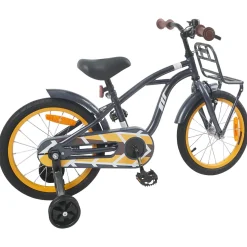 vidaXL Kinderfiets 16 Inch voor 4-6 jaar oud Donkergrijs