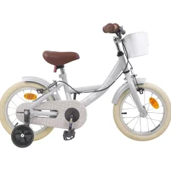 vidaXL Kinderfiets 12 Inch voor 2-4 jaar oud Lichtgrijs