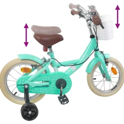 vidaXL Kinderfiets 12 Inch voor 2-4 jaar oud Zeegroen