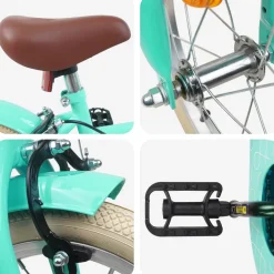 vidaXL Kinderfiets 12 Inch voor 2-4 jaar oud Donkerblauw