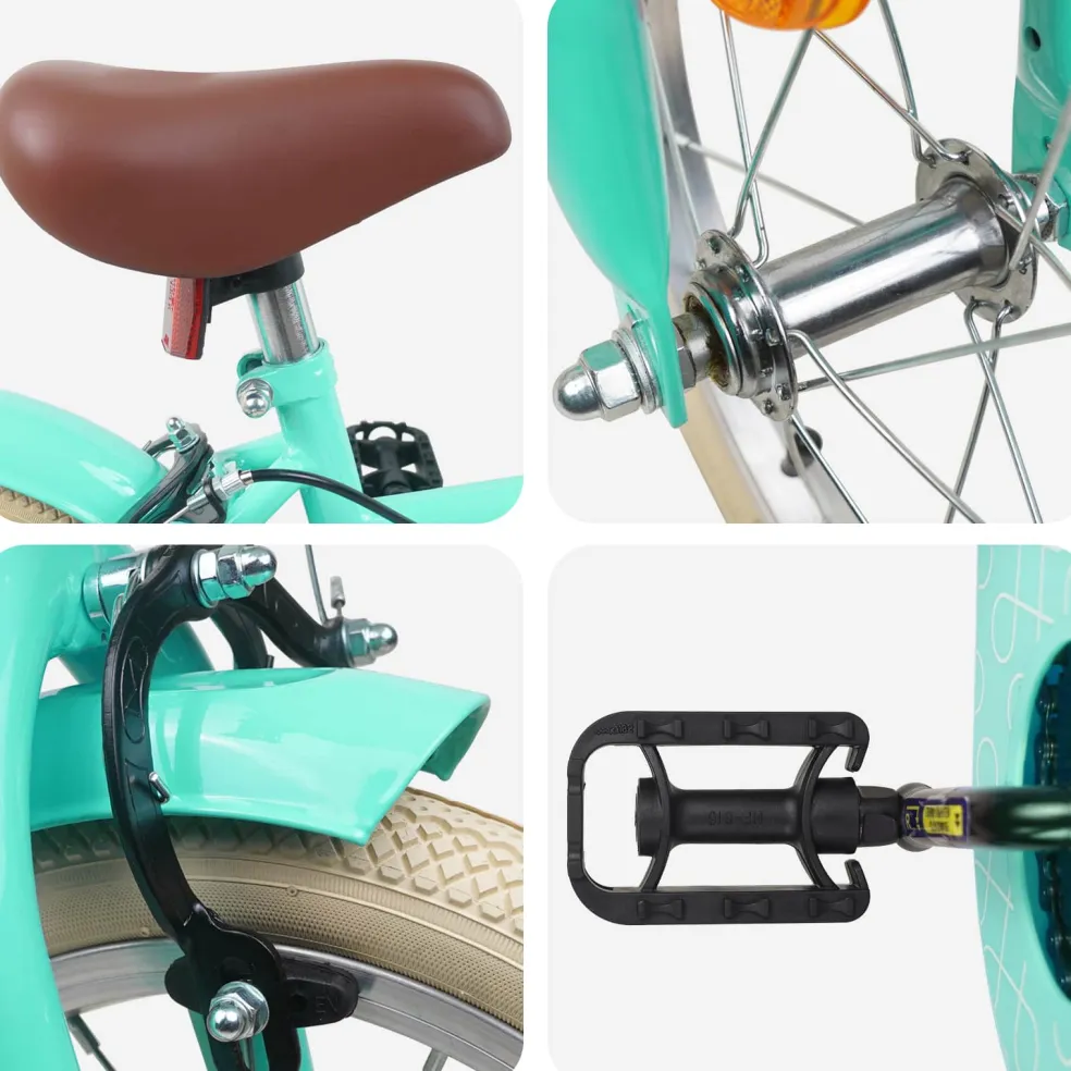 vidaXL Kinderfiets 12 Inch voor 2-4 jaar oud Donkerblauw
