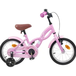 vidaXL Kinderfiets 12 Inch voor 2-4 jaar oud Lichtroze