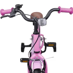 vidaXL Kinderfiets 12 Inch voor 2-4 jaar oud Lichtroze