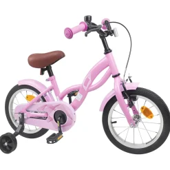 vidaXL Kinderfiets 12 Inch voor 2-4 jaar oud Lichtroze