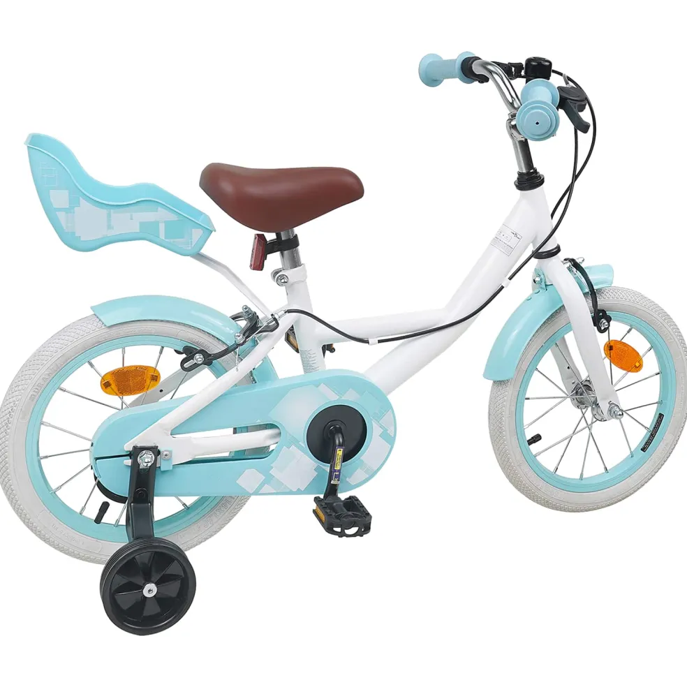 vidaXL Kinderfiets 12 Inch voor 2-4 jaar oud Wit