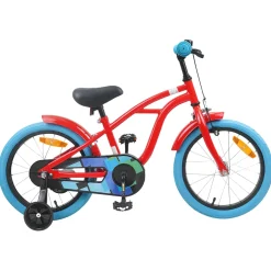 vidaXL Kinderfiets 16 Inch voor 4-6 jaar oud Rood