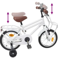 vidaXL Kinderfiets 12 Inch voor 2-4 jaar oud Wit