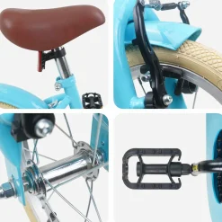 vidaXL Kinderfiets 12 Inch voor 2-4 jaar oud Lichtblauw